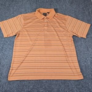 Ping Collection Polo Mens XL orange Peach Dry Fiber‎ Dynamics Golf Shirt